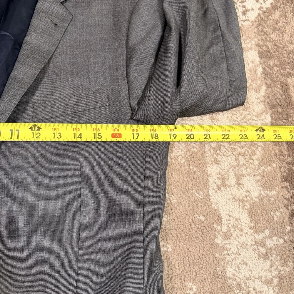 J.Crew Ludlow Jacket Men's 42L Grey Italian Wool Blazer Sport Coat Old Money